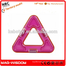 Plastic Enlighten Triangle Brick Magnet Blocks Toy